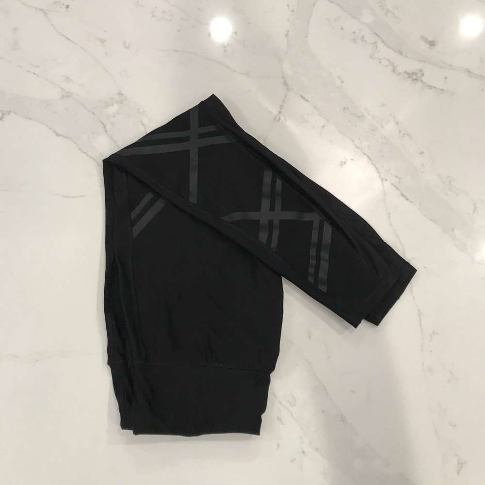 RBX BLACK MESH HIGH WAISTED WORKOUT LEGGINGS - Picture 7 of 11